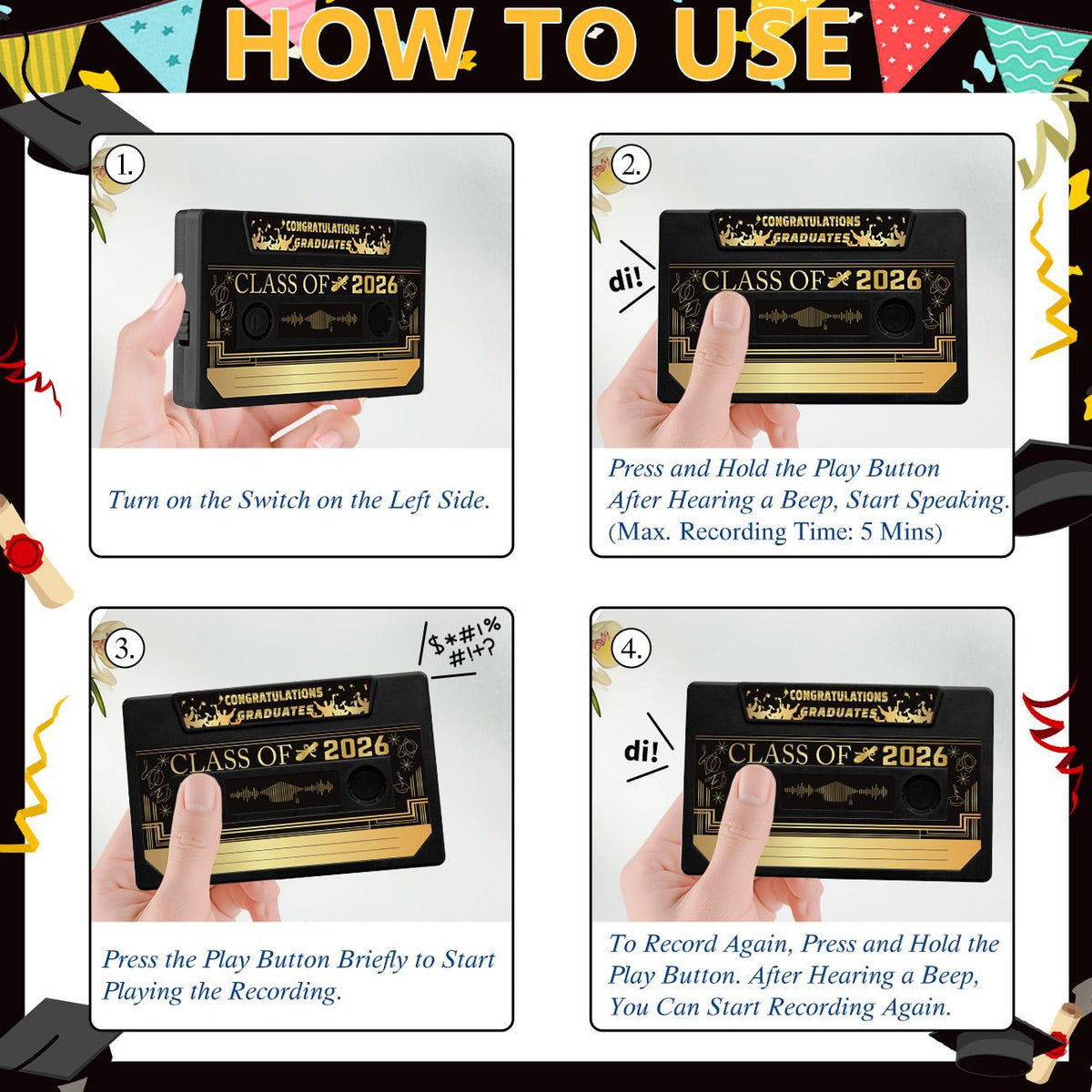 Voice Recordable Graduation Keepsake